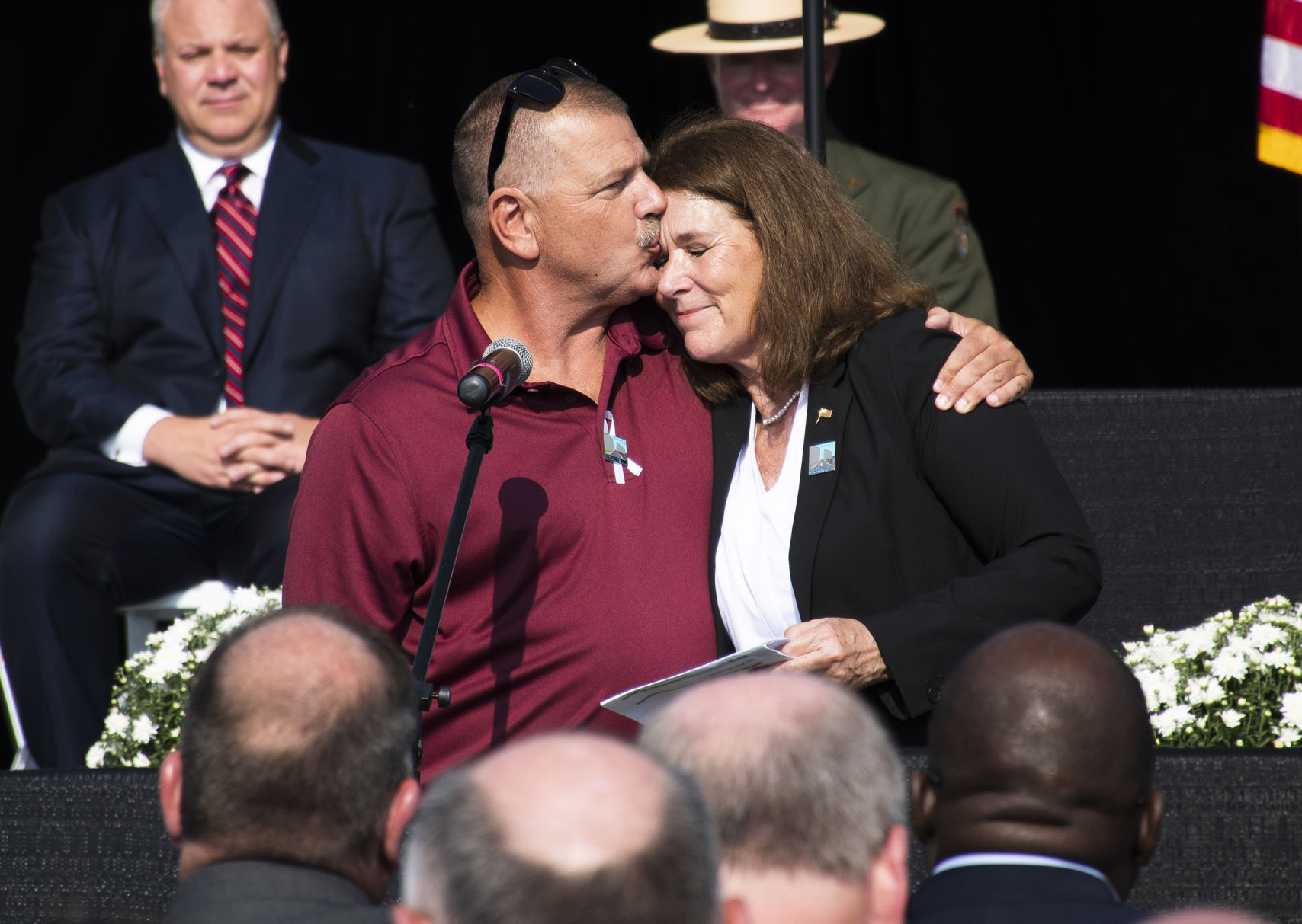 Flight 93 Memorial, Siblings Comfort Each Other